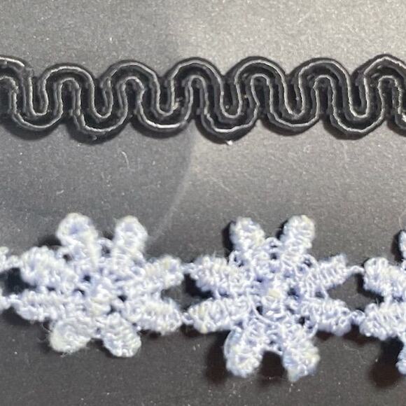 Forever 21 Black Choker Necklace Set of 3 Adjustable Retro Y2K 90s Fairygoth - Picture 7 of 8